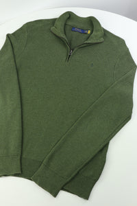 Ralph Lauren trui met kwart rits - M