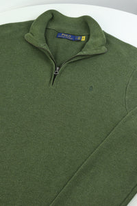 Ralph Lauren trui met kwart rits - M