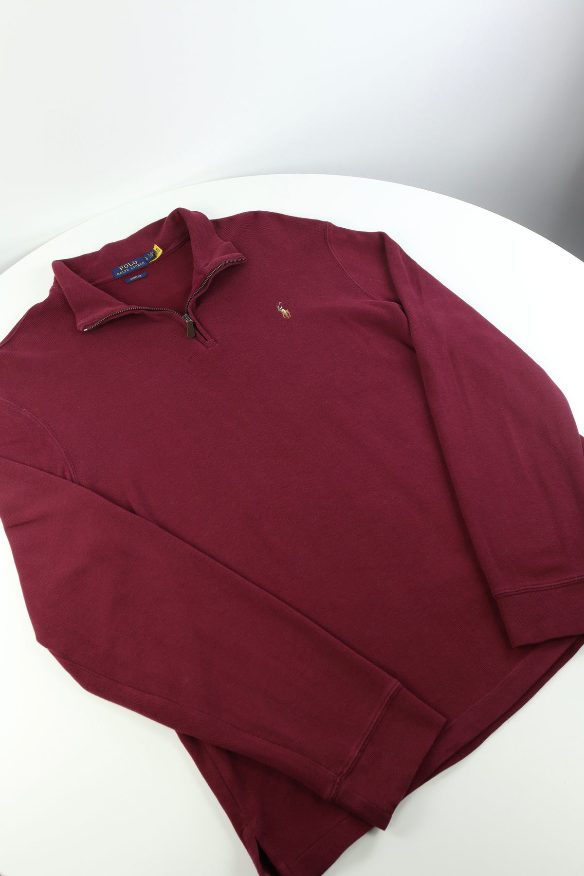 Ralph Lauren trui met kwart rits - L