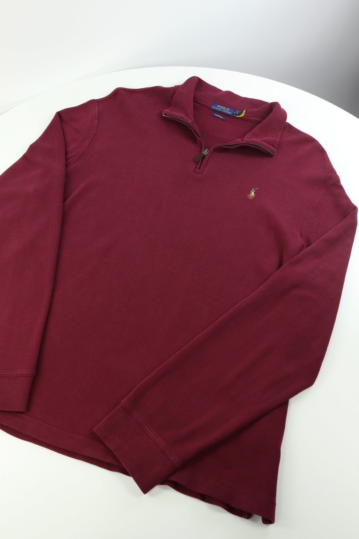 Ralph Lauren trui met kwart rits - L