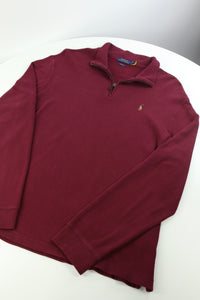Ralph Lauren trui met kwart rits - L