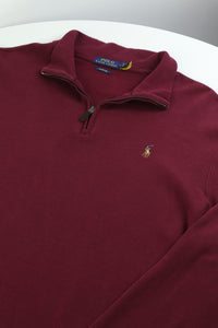Ralph Lauren trui met kwart rits - L