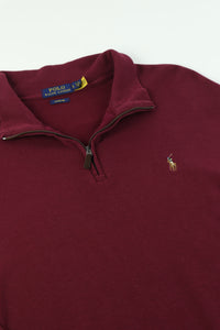 Ralph Lauren trui met kwart rits - L