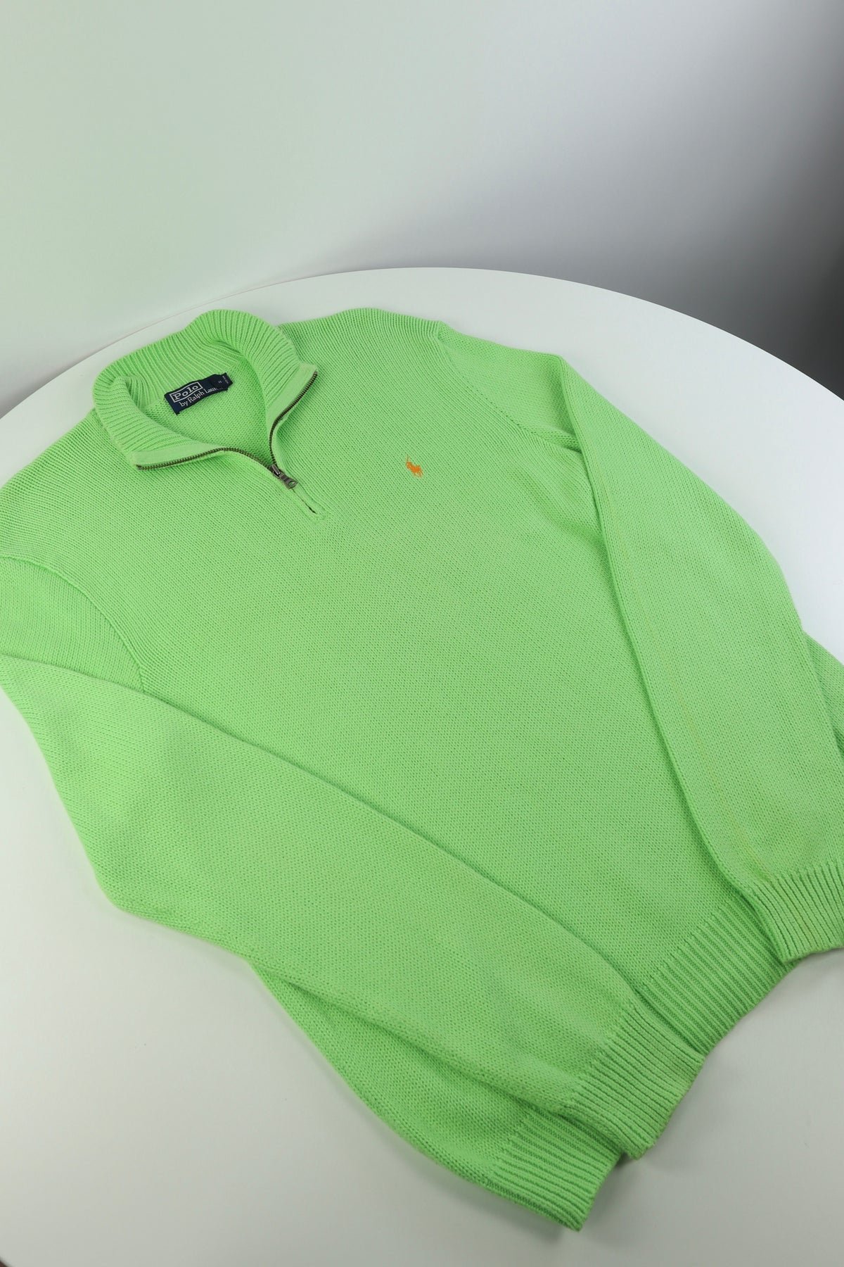 Ralph Lauren trui met kwart rits - L