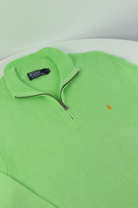Ralph Lauren trui met kwart rits - L