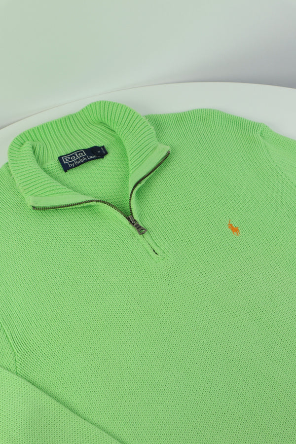 Ralph Lauren trui met kwart rits - L