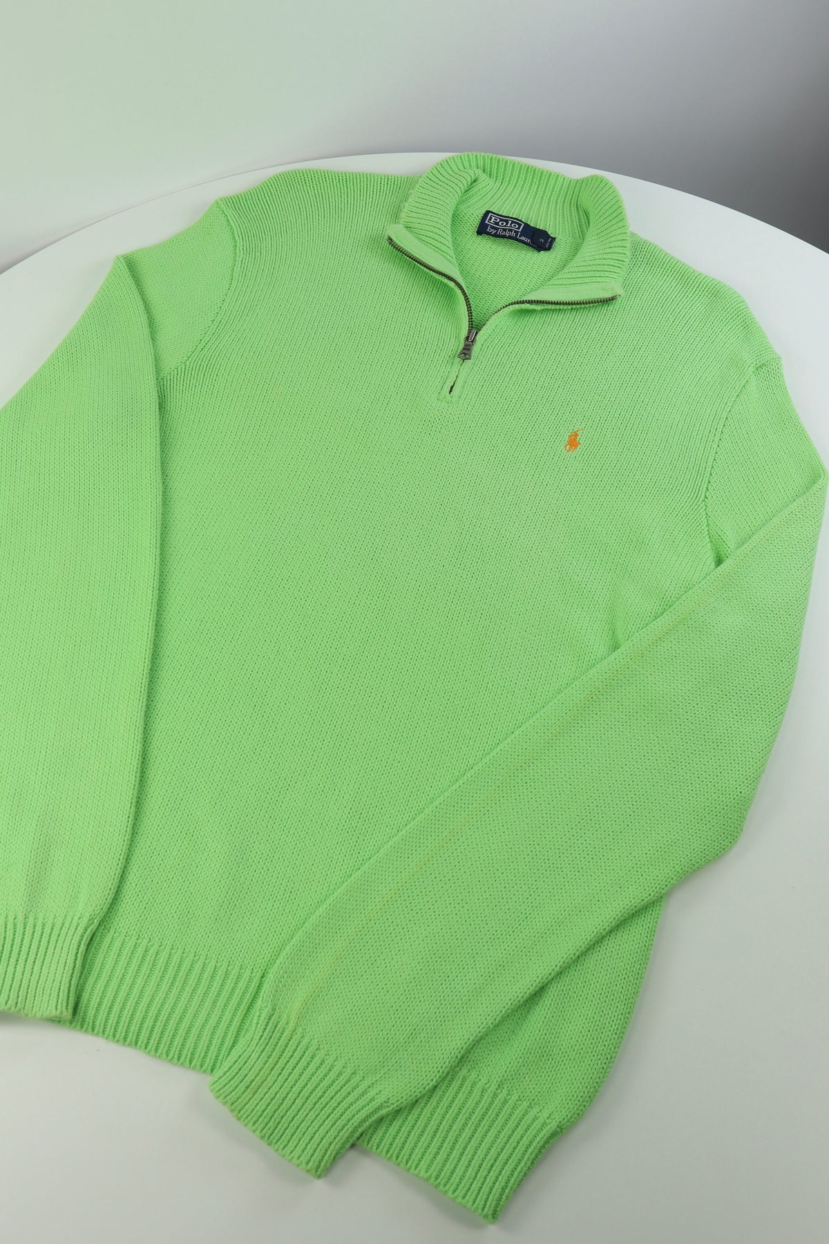 Ralph Lauren trui met kwart rits - L