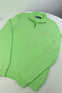 Ralph Lauren trui met kwart rits - L