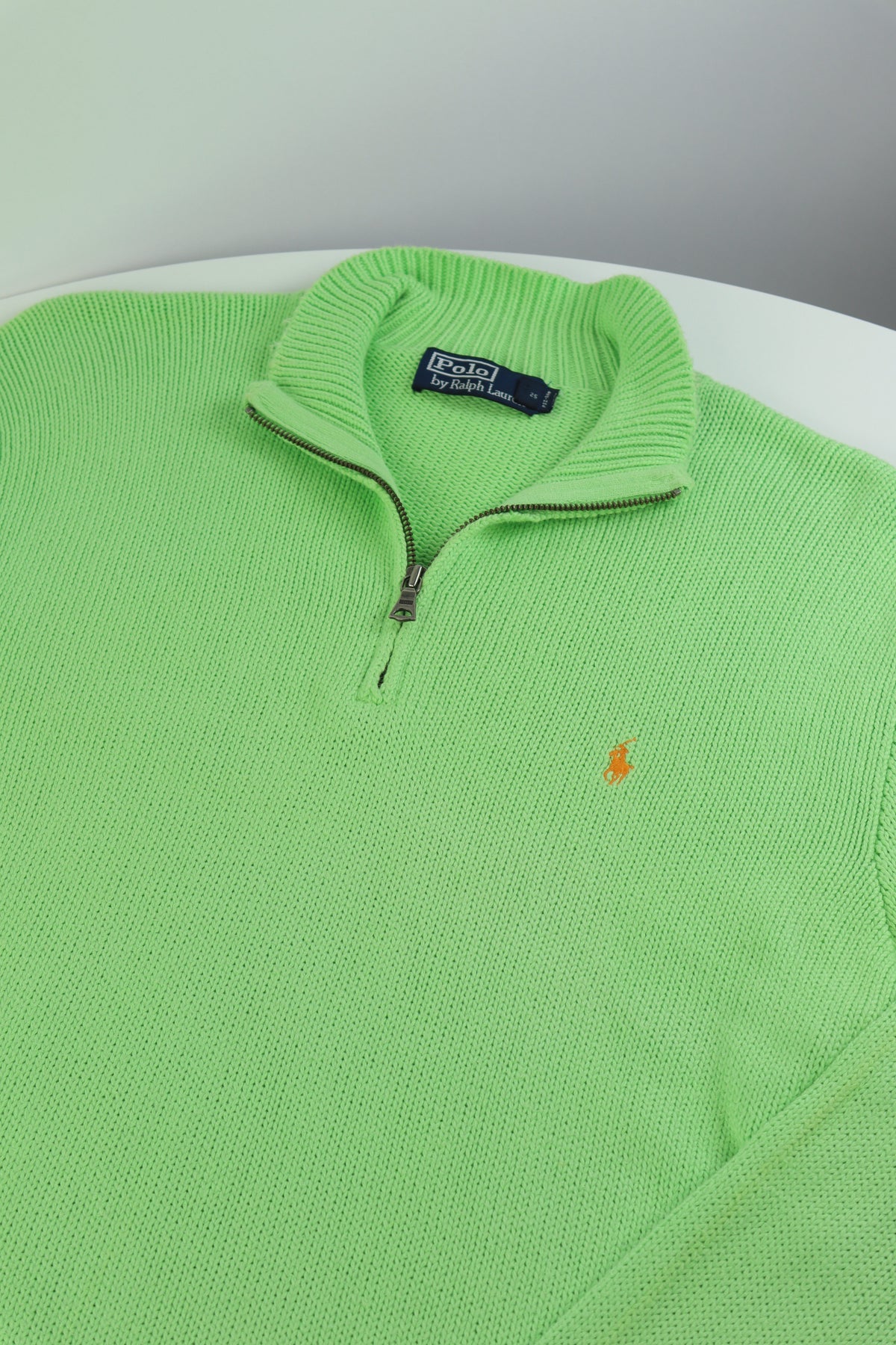 Ralph Lauren trui met kwart rits - L