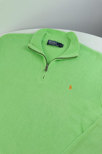 Ralph Lauren trui met kwart rits - L