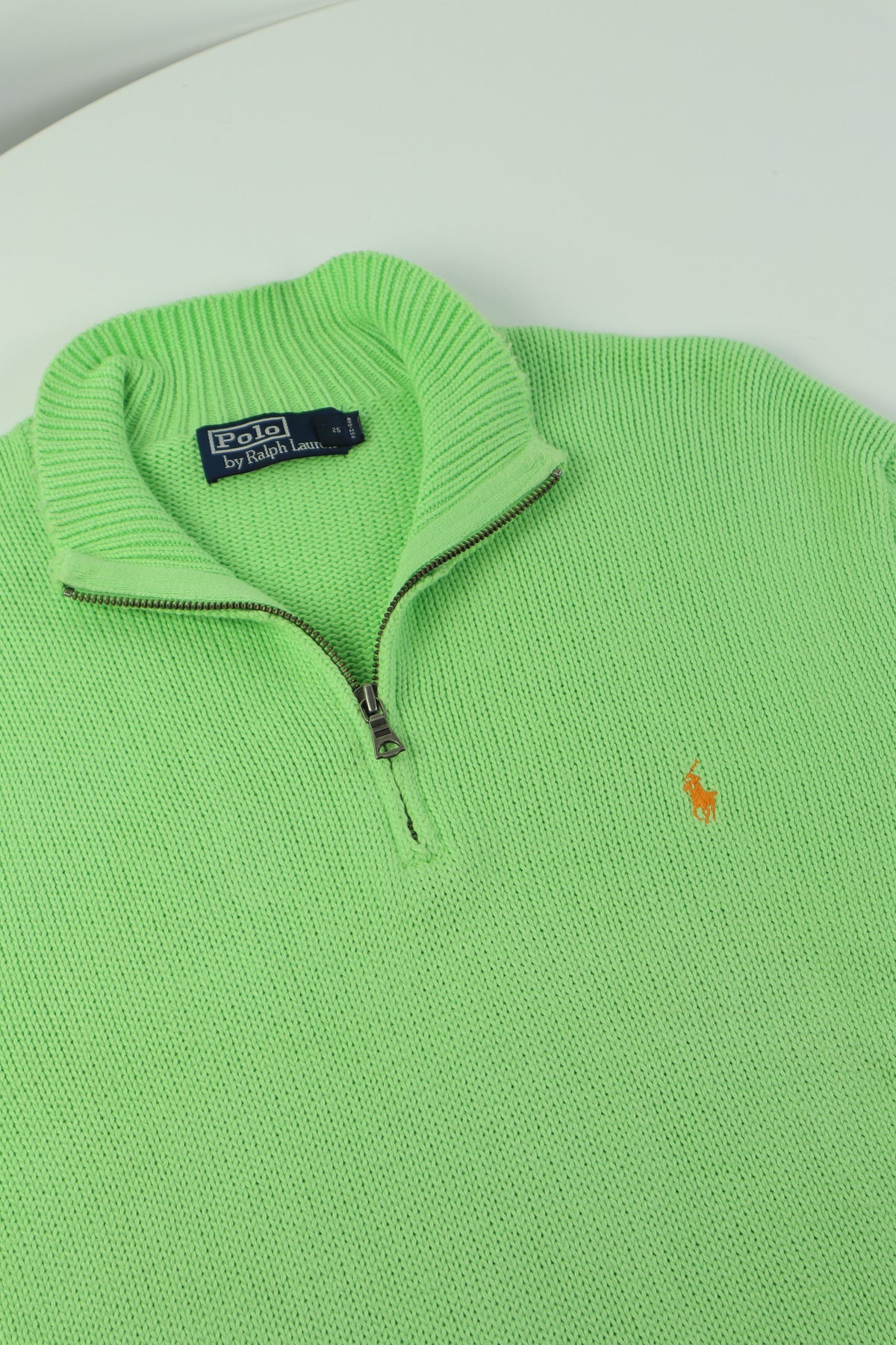Ralph Lauren trui met kwart rits - L