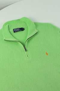 Ralph Lauren trui met kwart rits - L