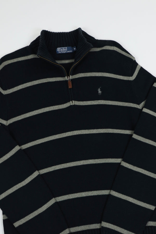 Ralph Lauren trui met kwart rits - M