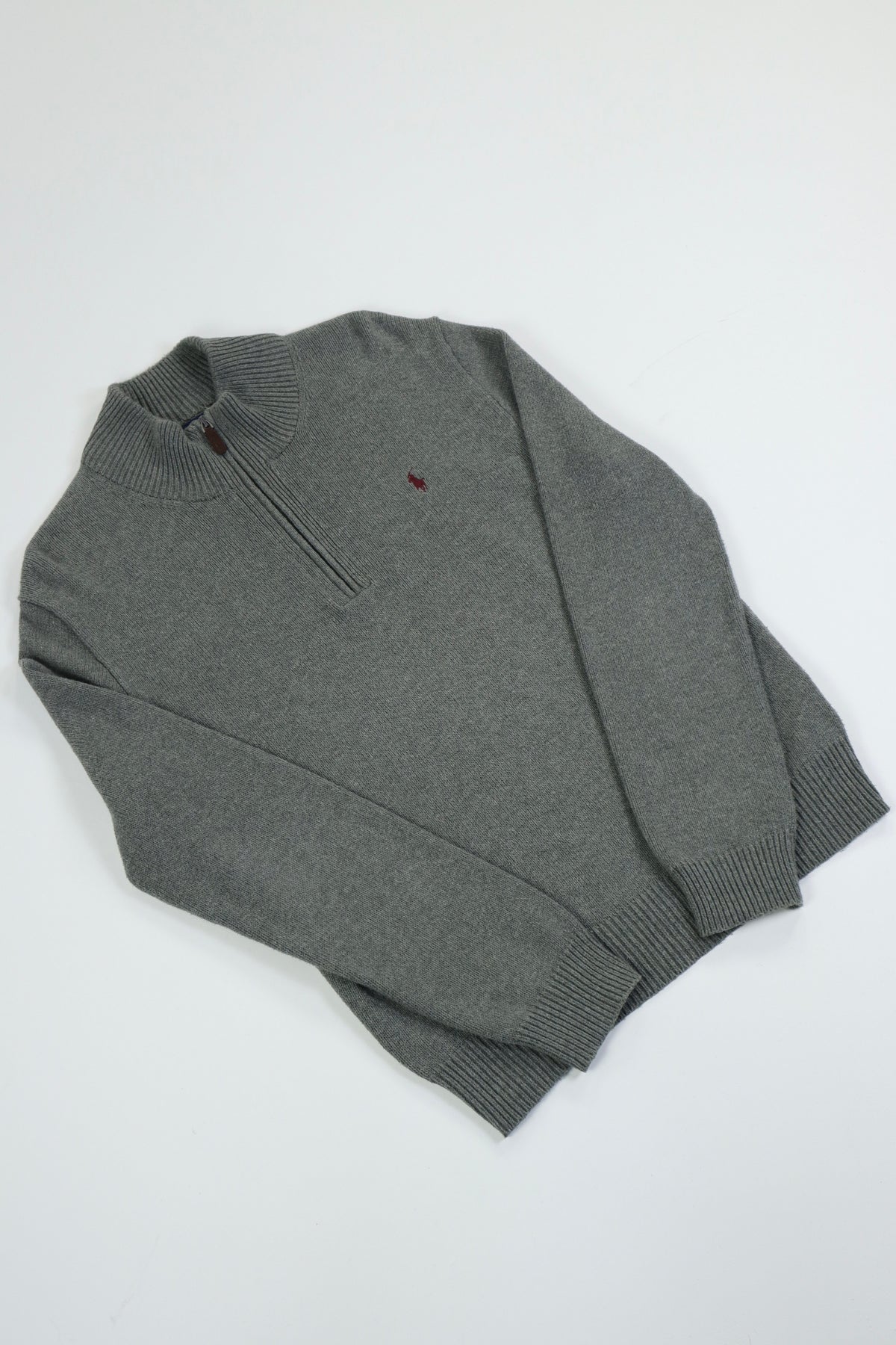 Ralph Lauren trui met kwart rits - S