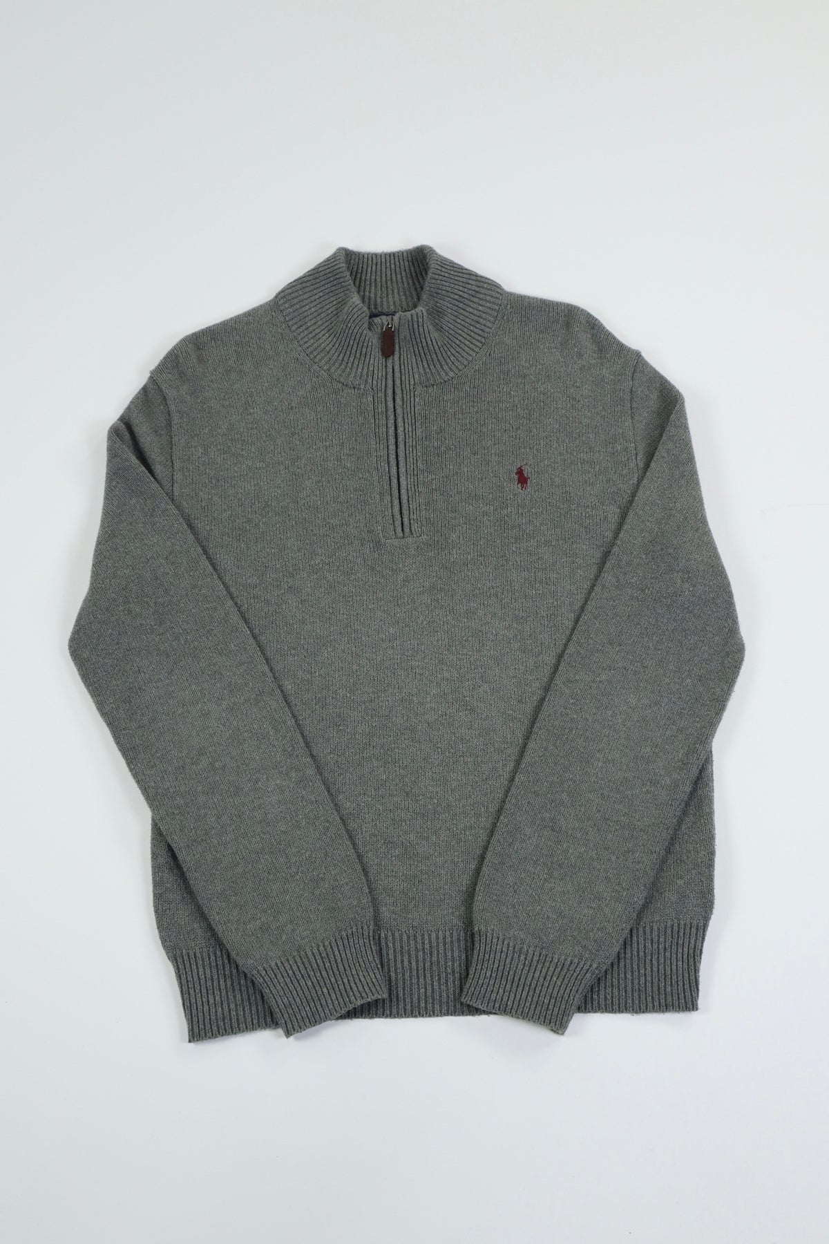 Ralph Lauren trui met kwart rits - S
