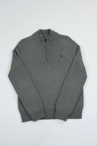 Ralph Lauren trui met kwart rits - S