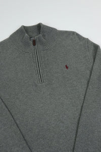 Ralph Lauren trui met kwart rits - S