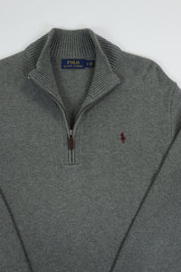 Ralph Lauren trui met kwart rits - S