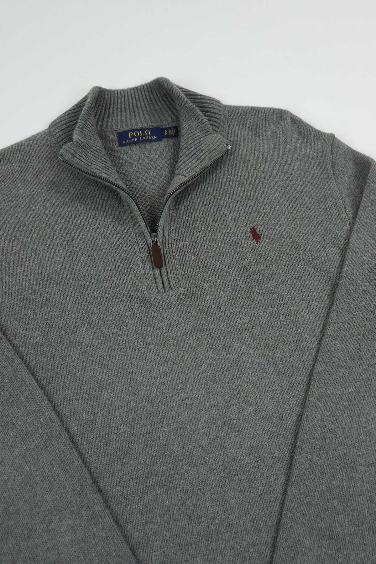Ralph Lauren trui met kwart rits - S