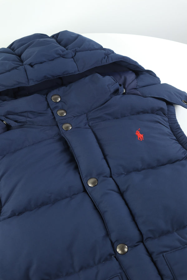 Ralph Lauren bodywarmer met capuchon - M