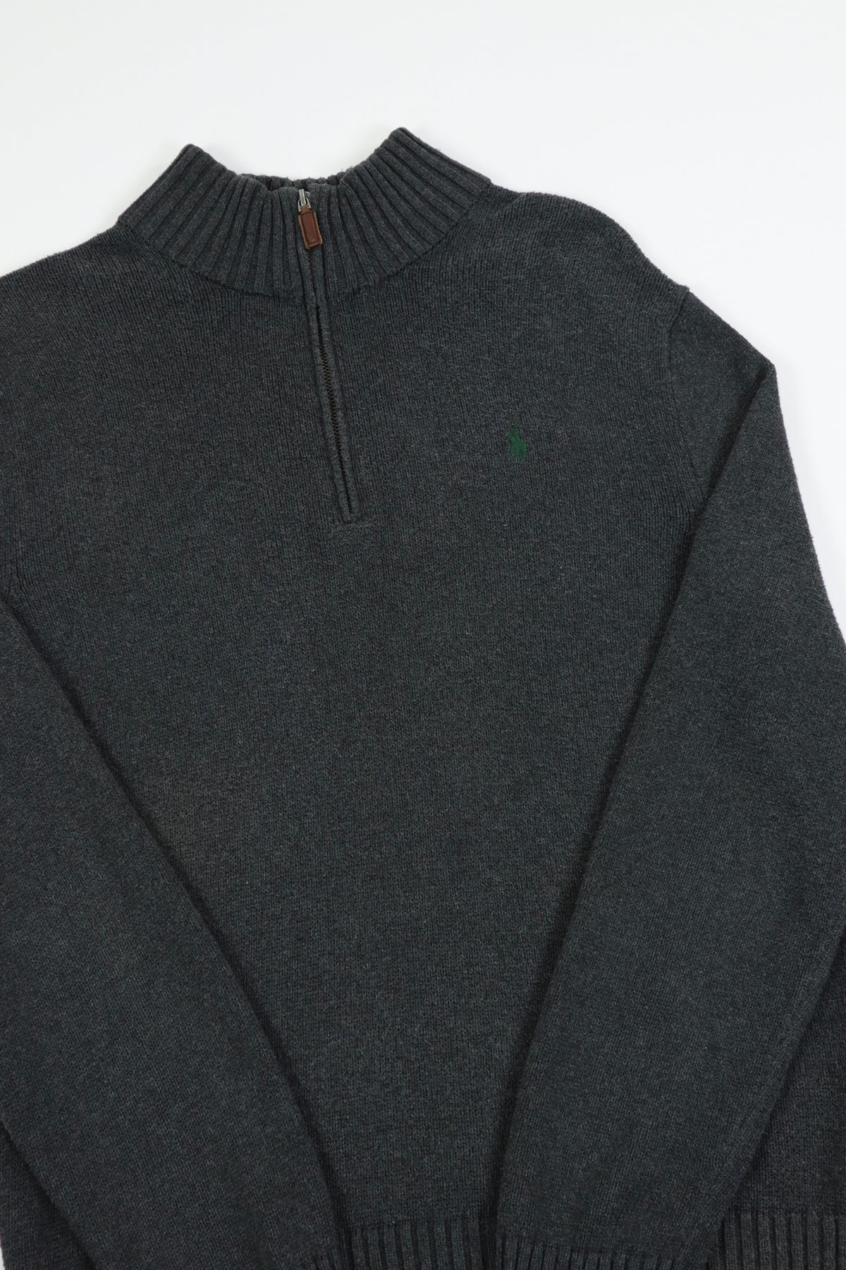 Ralph Lauren trui met kwart rits - S