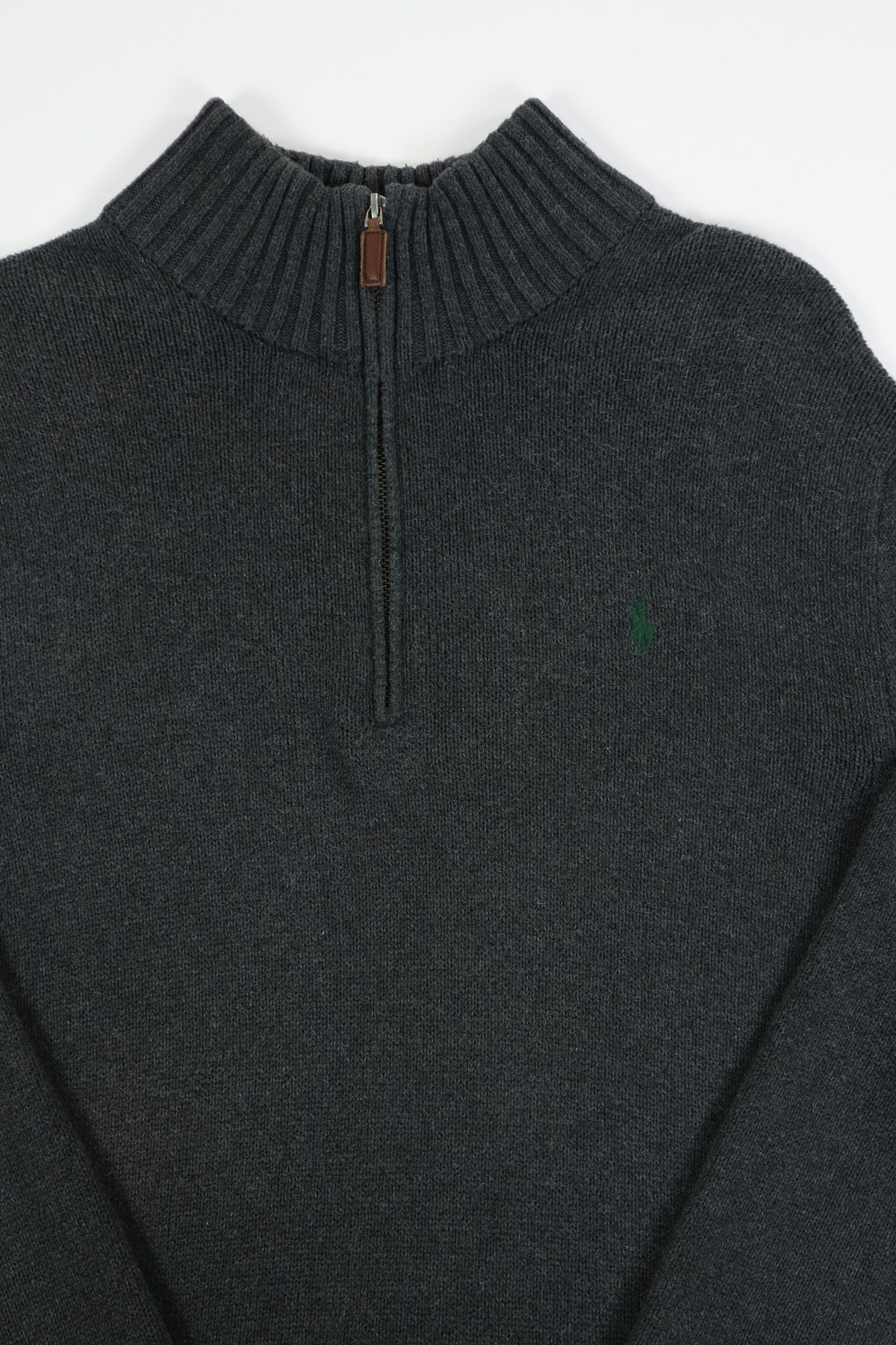 Ralph Lauren trui met kwart rits - S