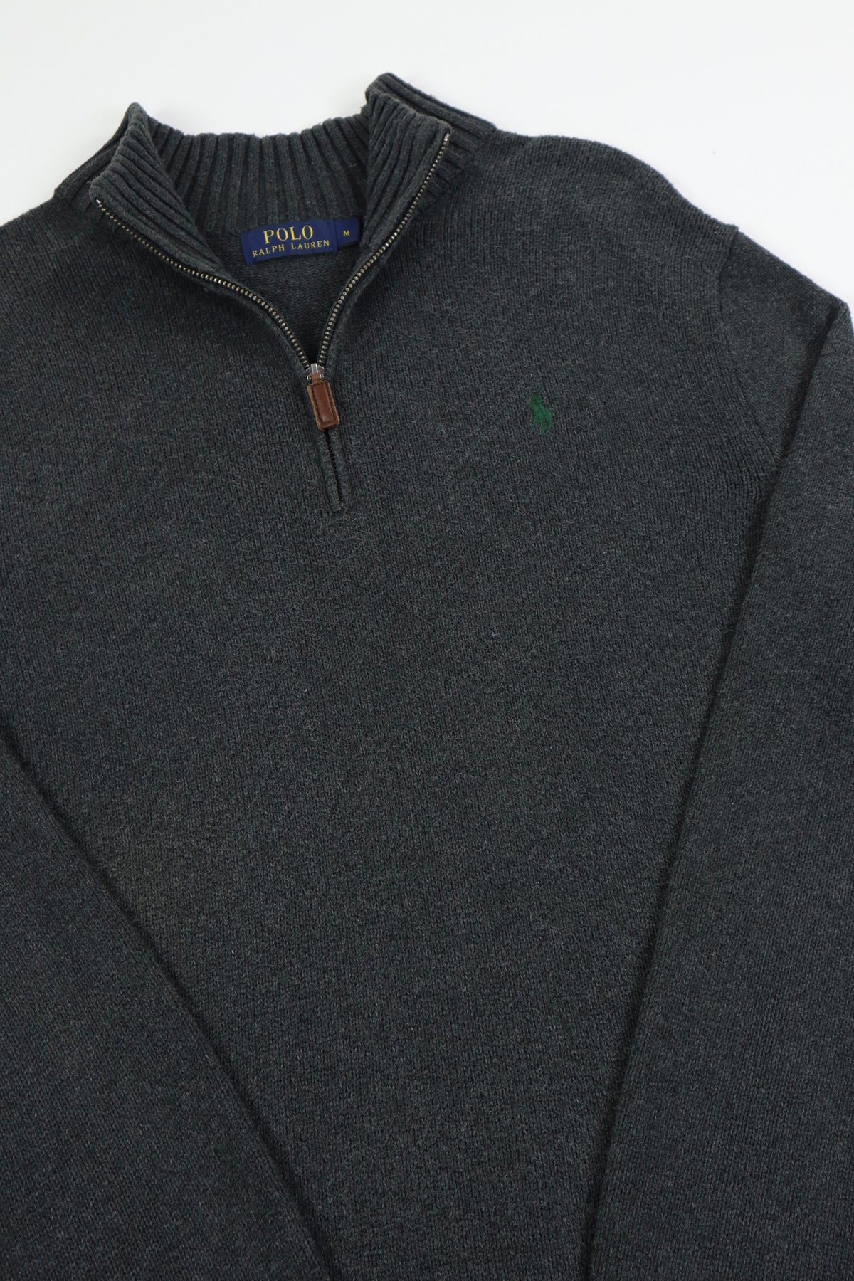 Ralph Lauren trui met kwart rits - S