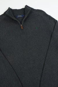 Ralph Lauren trui met kwart rits - S