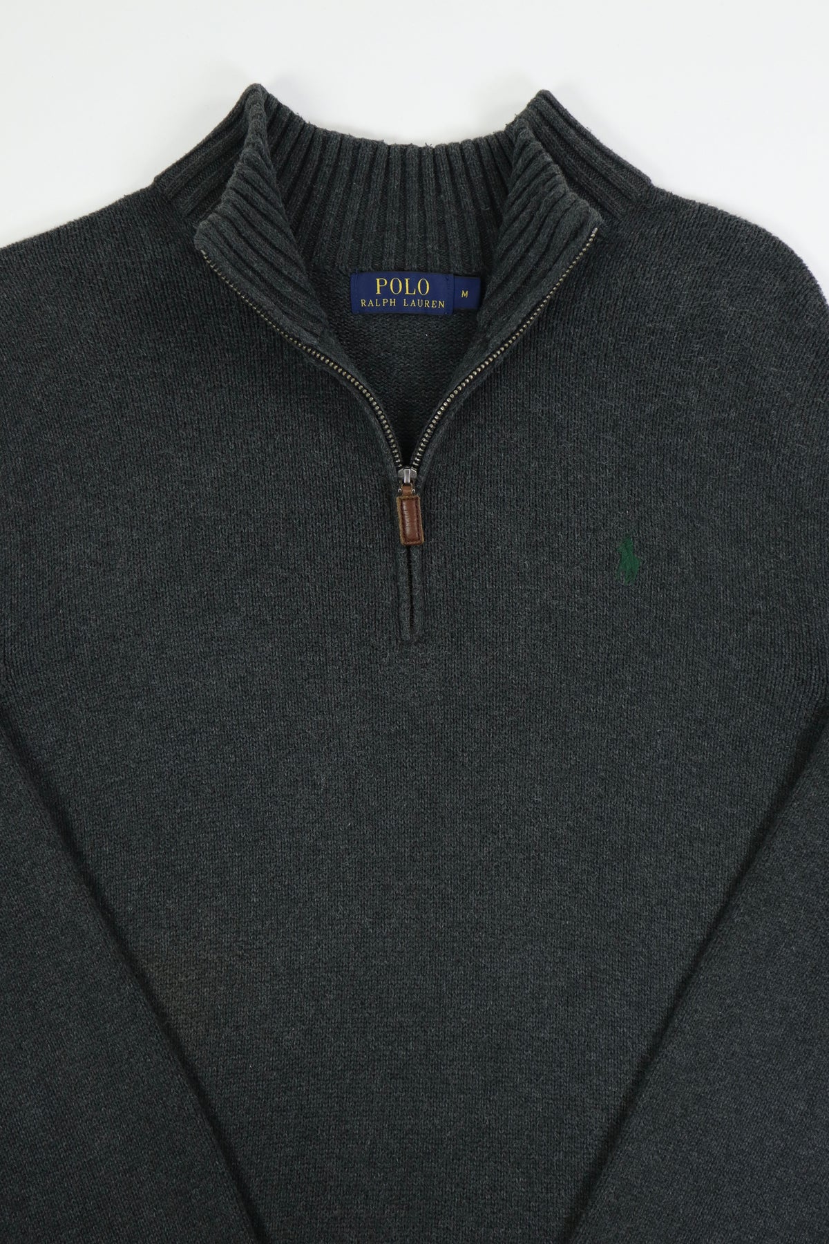 Ralph Lauren trui met kwart rits - S