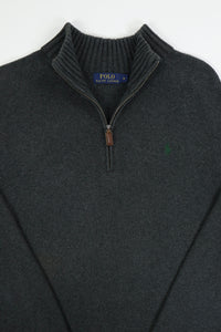 Ralph Lauren trui met kwart rits - S