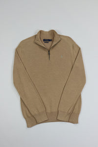 Ralph Lauren trui met kwart rits - S