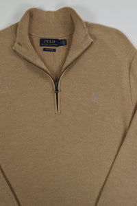 Ralph Lauren trui met kwart rits - S