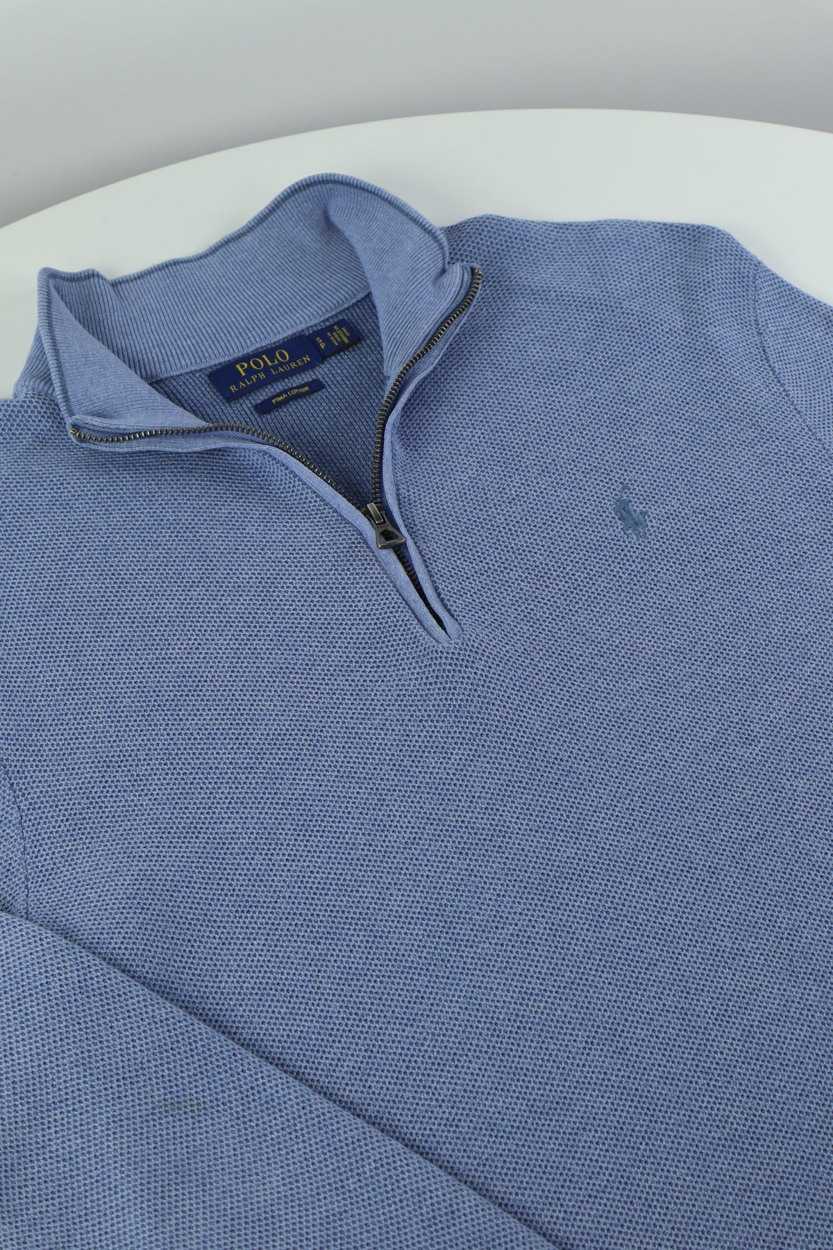Ralph Lauren trui met kwart rits - S