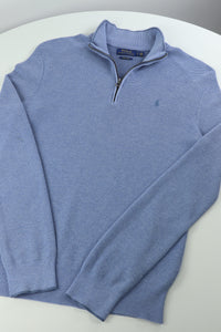 Ralph Lauren trui met kwart rits - S