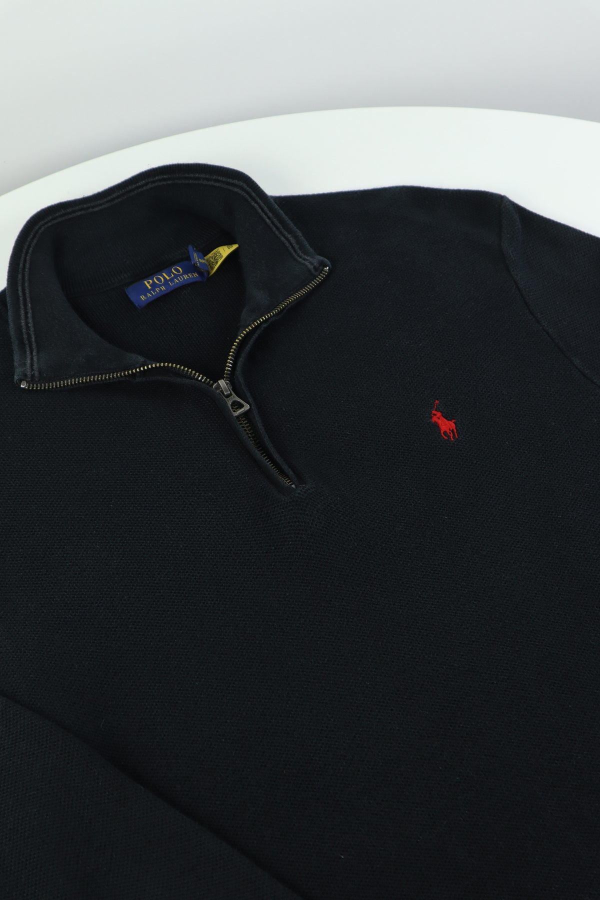 Ralph Lauren trui met kwart rits - M