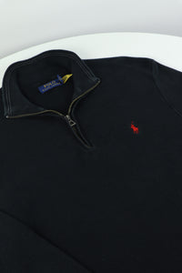 Ralph Lauren trui met kwart rits - M