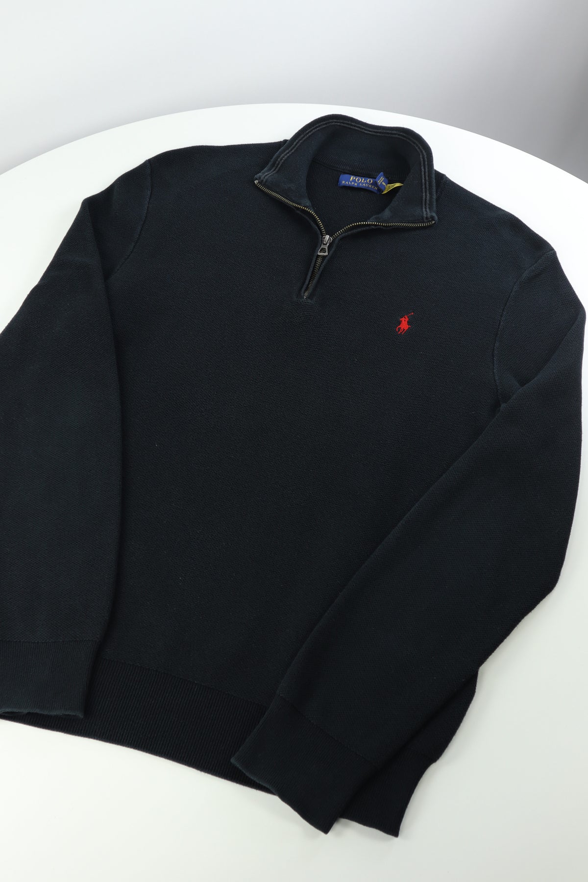 Ralph Lauren trui met kwart rits - M