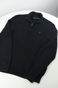 Ralph Lauren trui met kwart rits - M