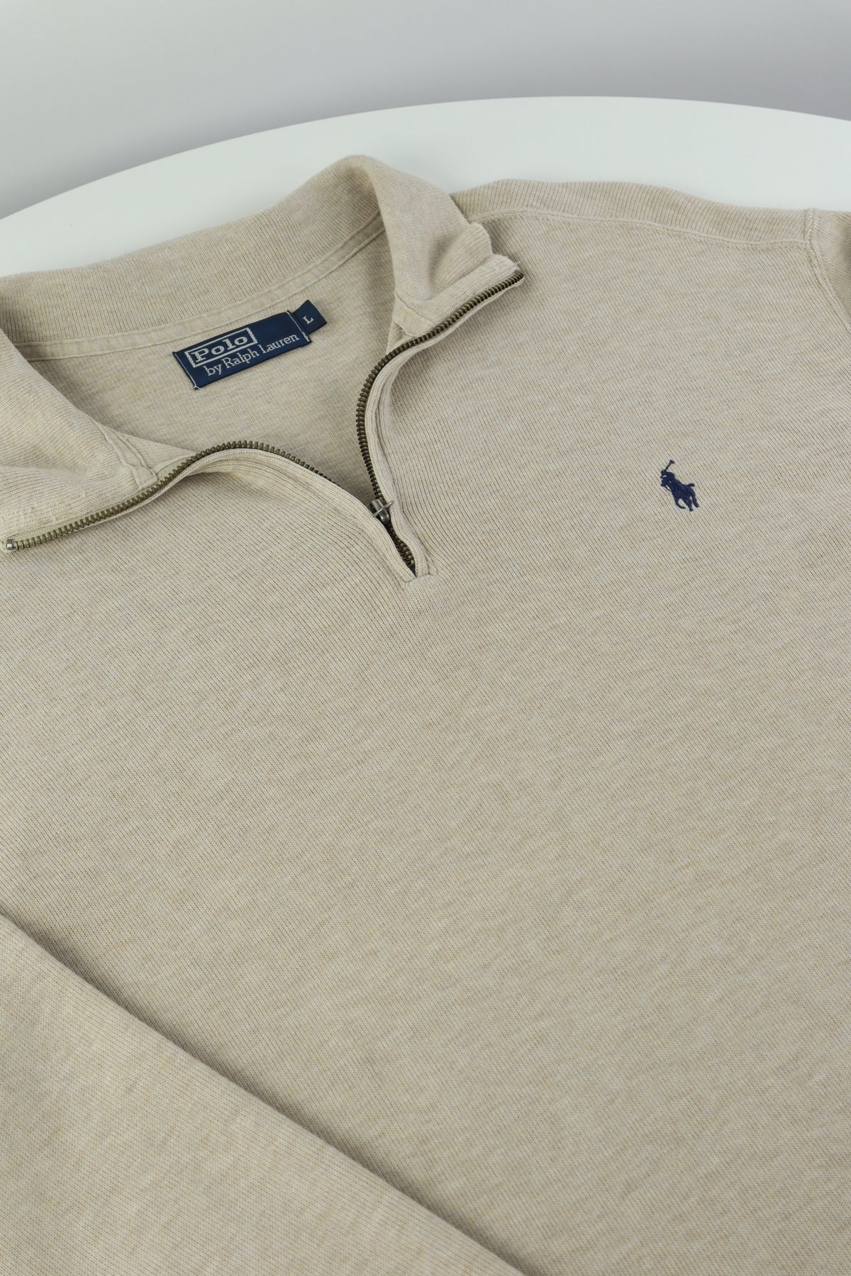 Ralph Lauren trui met kwart rits - L/XL
