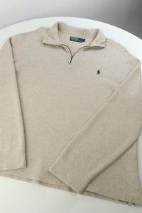 Ralph Lauren trui met kwart rits - L/XL