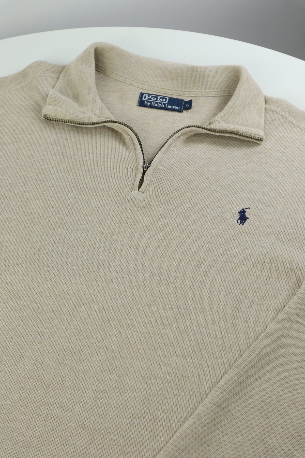 Ralph Lauren trui met kwart rits - L/XL