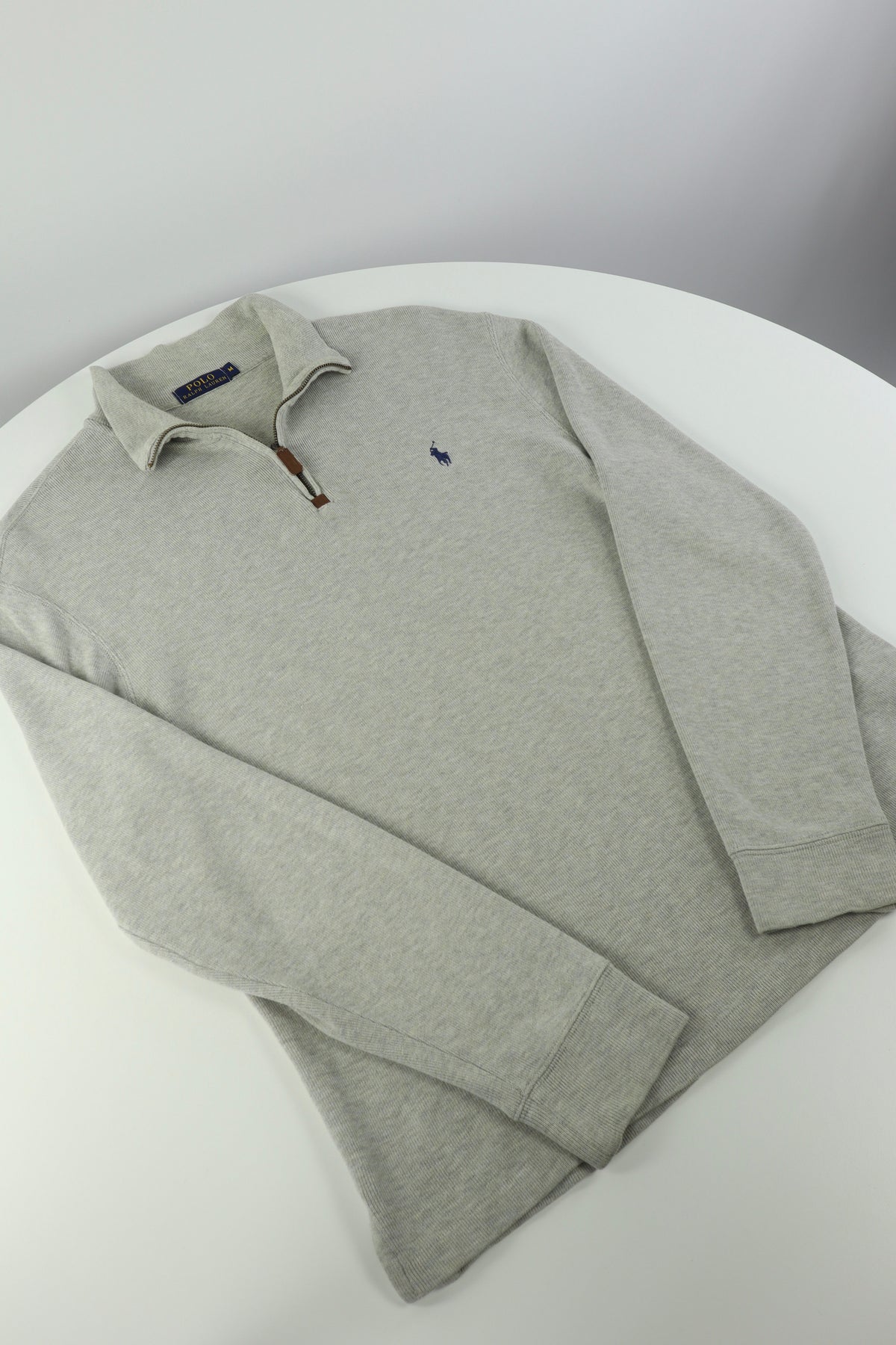 Ralph Lauren trui met kwart rits - M