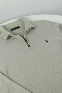 Ralph Lauren trui met kwart rits - M