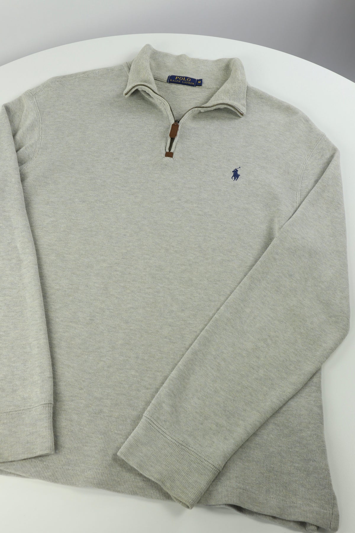 Ralph Lauren trui met kwart rits - M