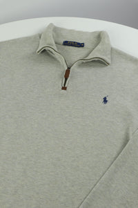 Ralph Lauren trui met kwart rits - M