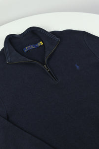 Ralph Lauren trui met kwart rits - M