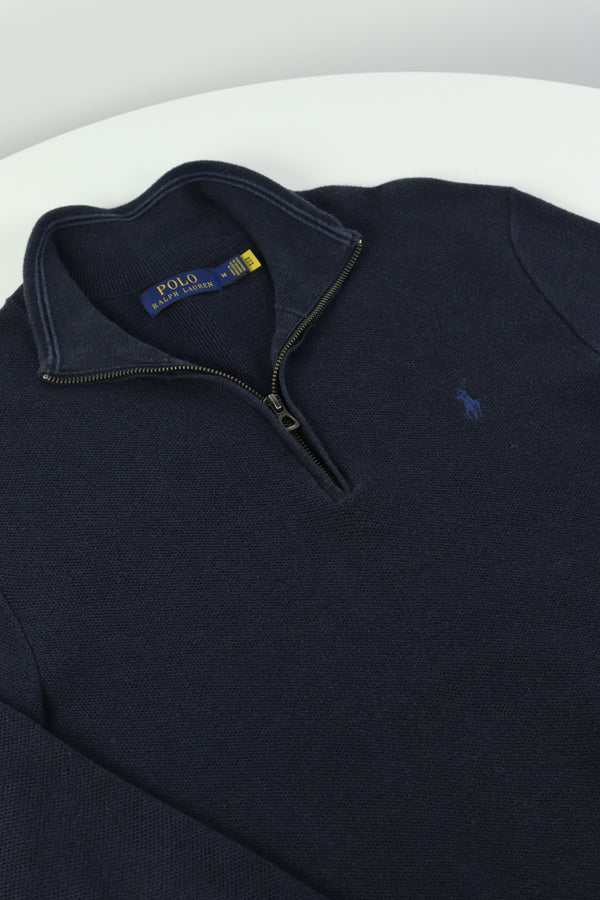 Ralph Lauren trui met kwart rits - M