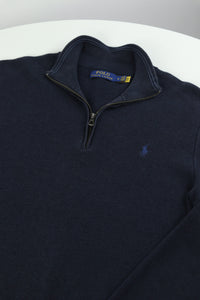 Ralph Lauren trui met kwart rits - M