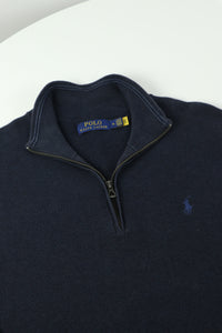 Ralph Lauren trui met kwart rits - M
