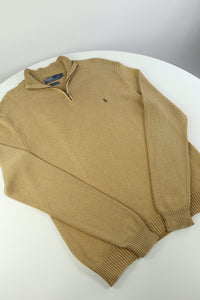 Ralph Lauren trui met kwart rits - L